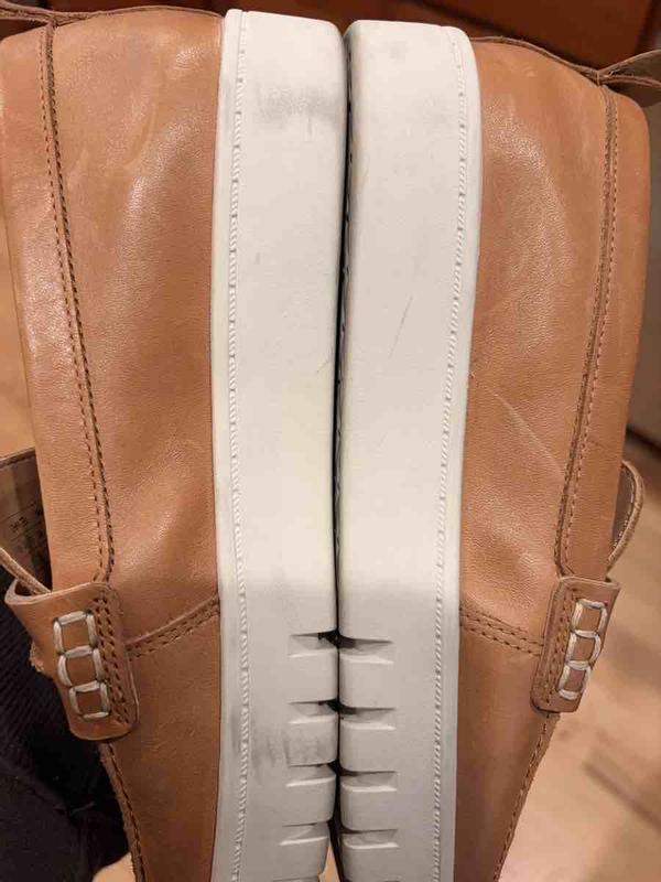 Customer photo for "received dirty and scuffed"