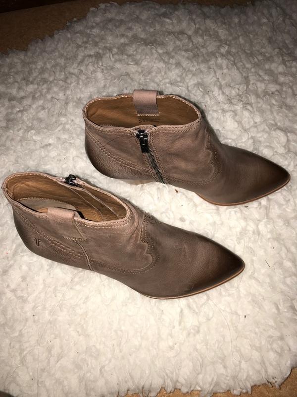reina leather bootie