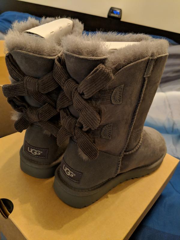ugg boots with corduroy bows