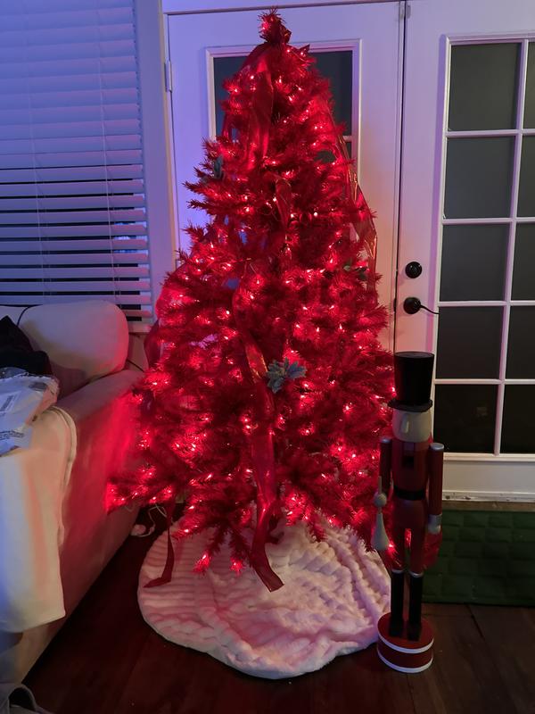 Red Lipstick Christmas tree