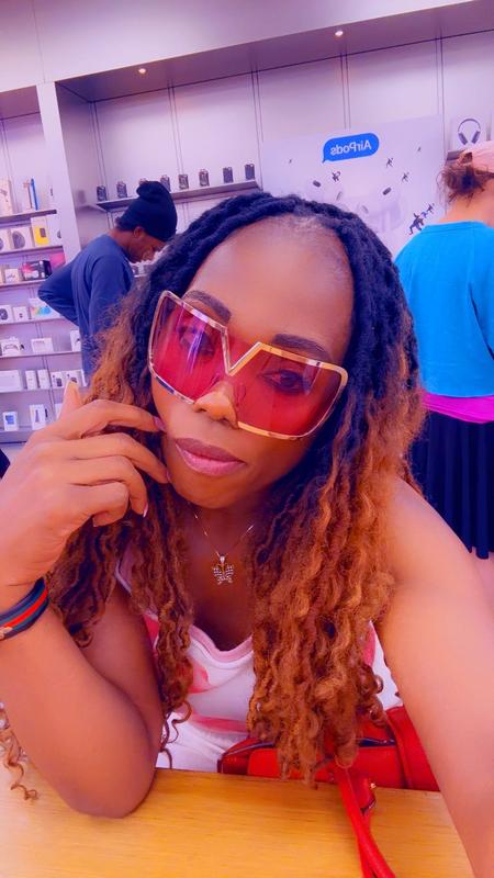 Valentino clear sunglasses