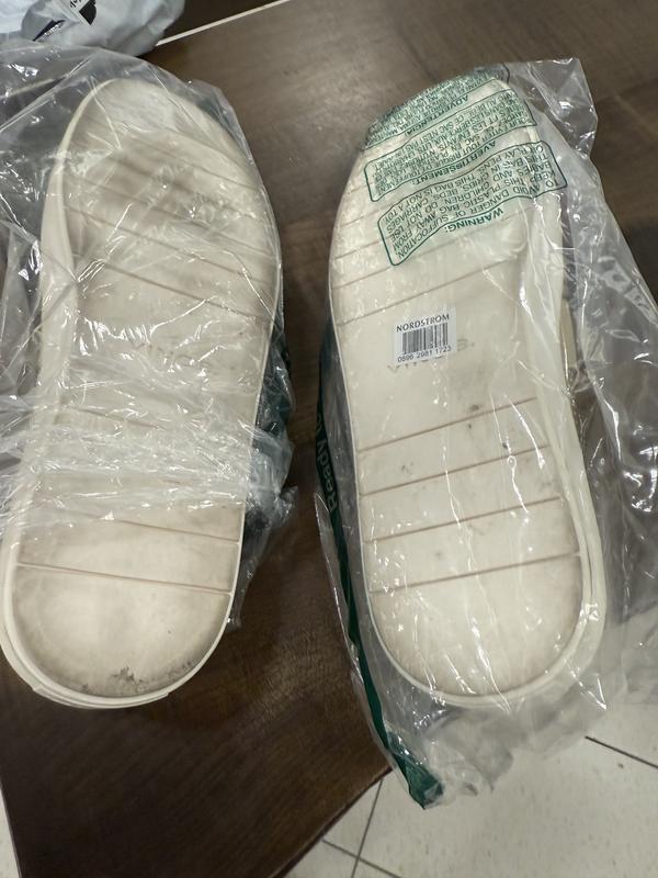 Shoes arrived used with dirty soles