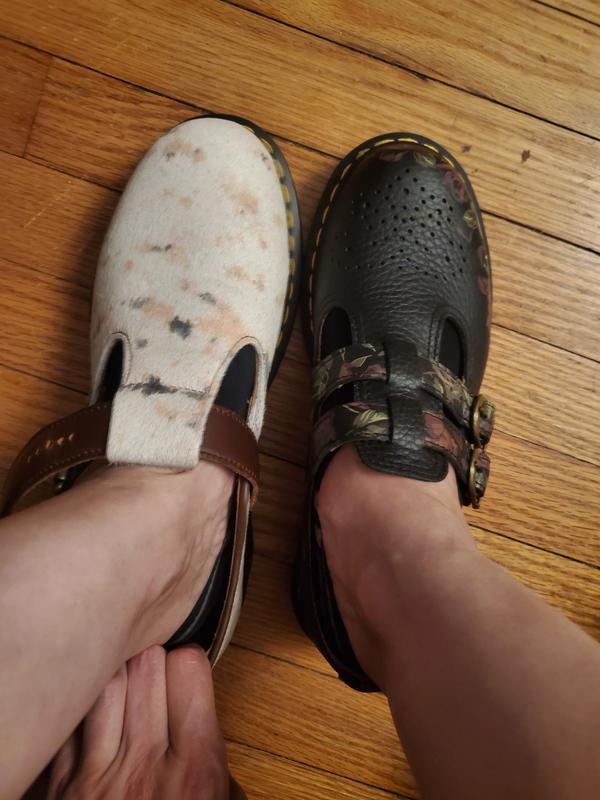 美品　Dr.Martens T-Bar Shoe UK5 T-BAR SHOE HAIR ON/ORLEANS MULTI ABSTRACT/BUTTERSCOTCH | Bodega