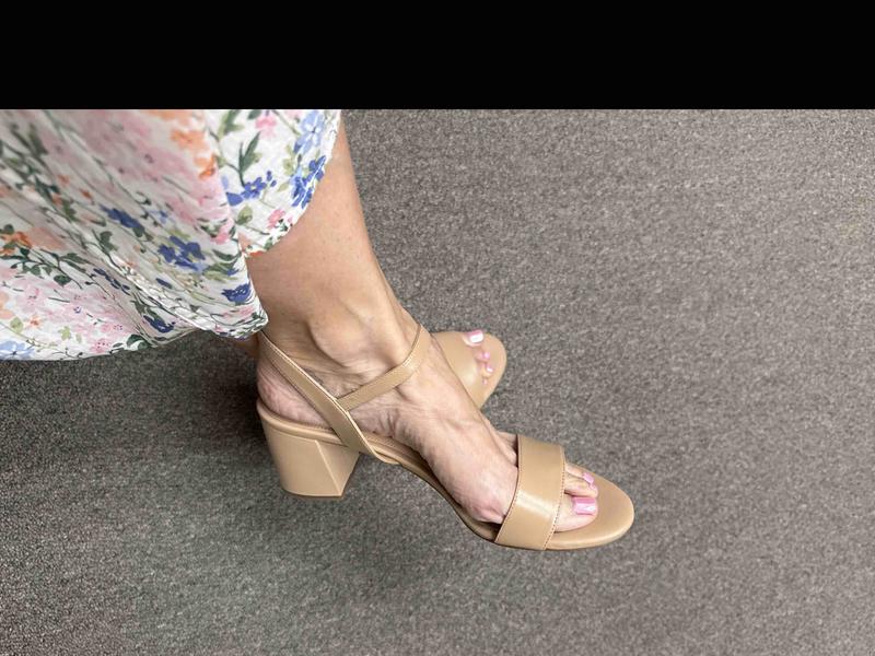 Customer photo for "THE MOST COMFORTABLE SHOES!!"