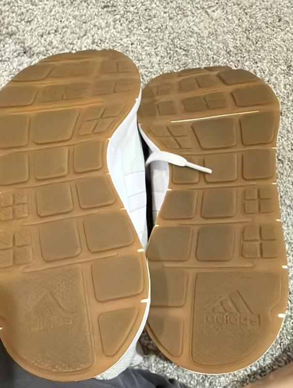 Customer photo for "Adidas swift run 1.0 sneaker. White/white/Black"