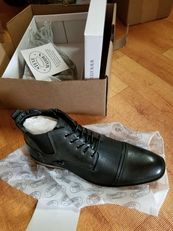 steve madden kleen cap toe boot