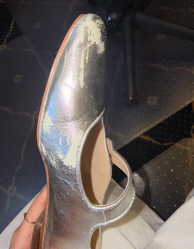 Customer photo for "Paint Peeling after 2 wears"