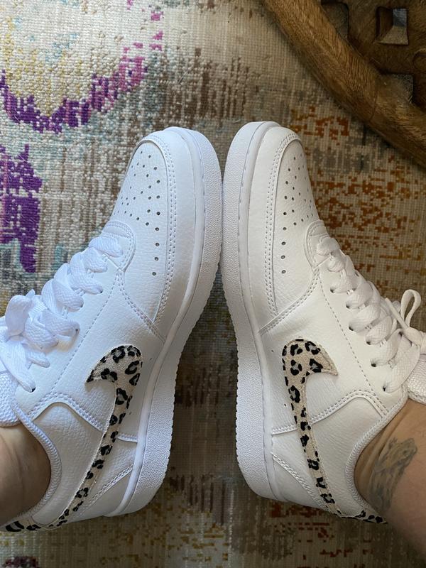 nike court vision low women's sneakers white desert sand