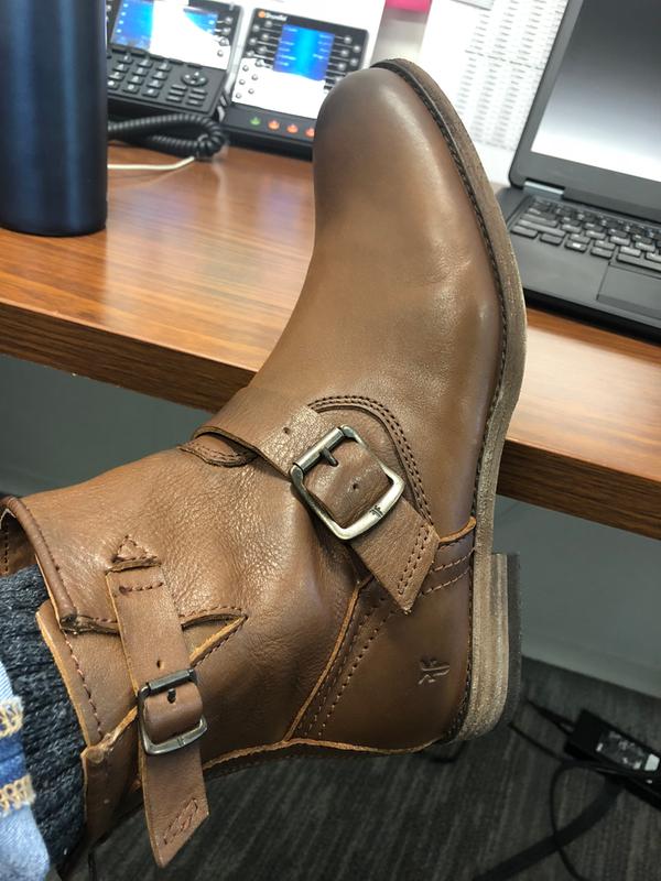 tyler engineer leather boot