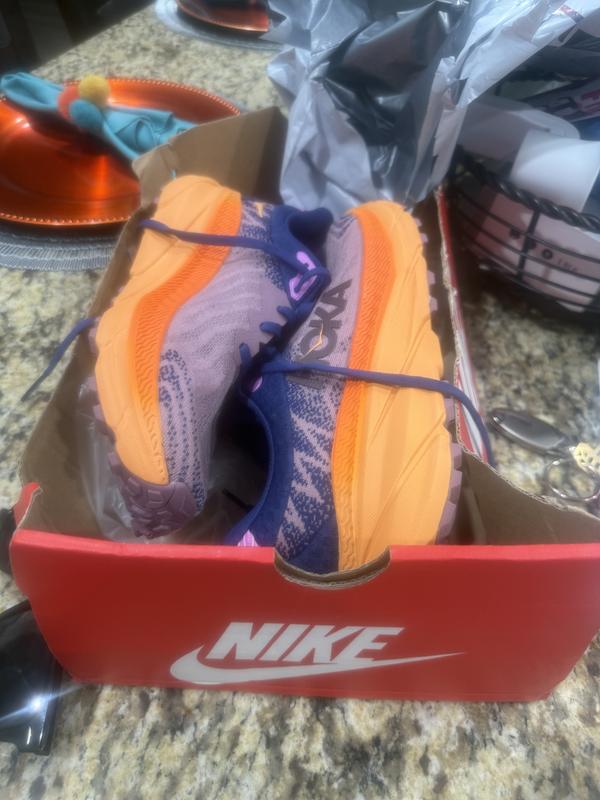 Customer photo for "The shoe was worn and packed in a cut off Nike Box"