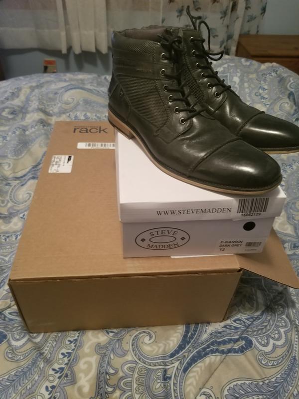 steve madden karrin cap toe leather boot