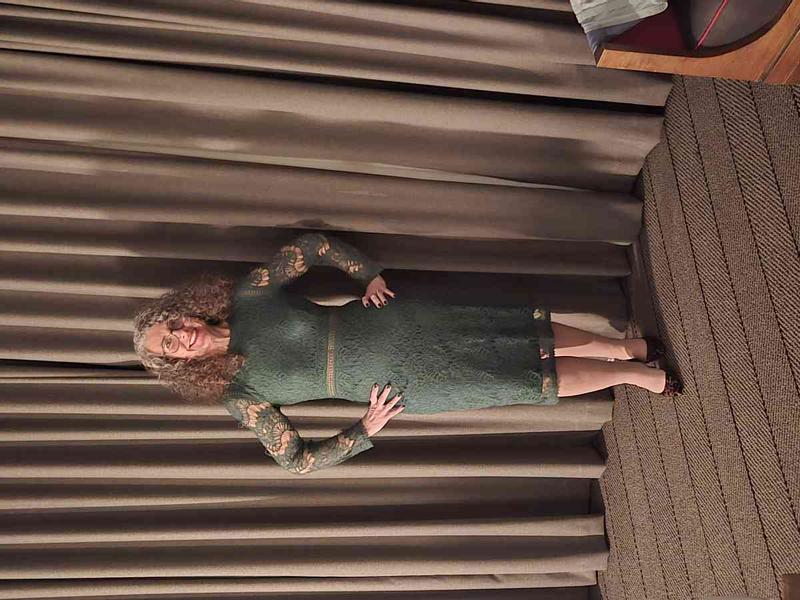Customer photo for "Fantastic Lace Crochet type dress"