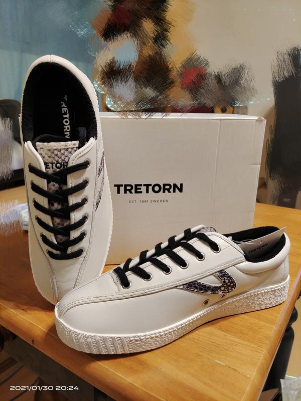 tretorn nylite 36 plus leather sneakers