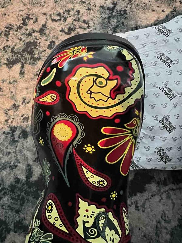 Customer photo for "rain boots"
