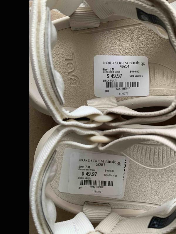 Received two different sizes