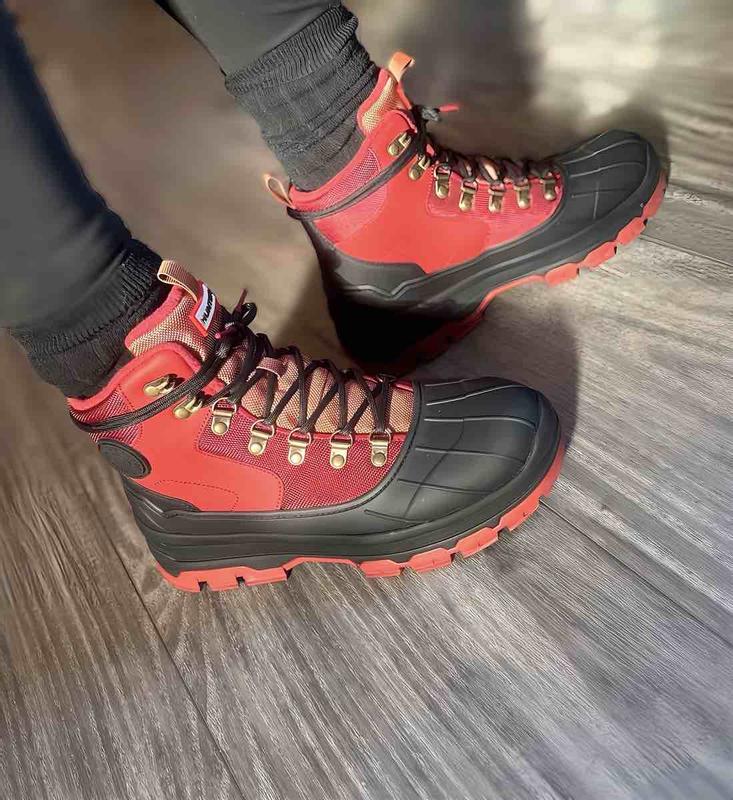 ショートブーツ・ブーティ HUNTER WOMEN Explorer Duck Boots Black WFS2000PTPBLK Hunter Boots Explorer Duck Boot - Winter boots Women's