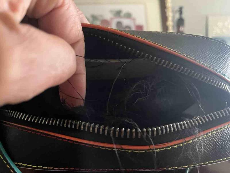 Customer photo for "great temporary bag"