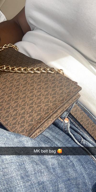 michael kors gold chain belt