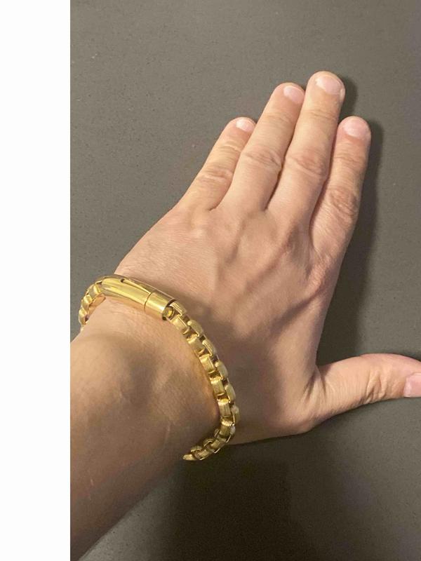 18K Gold Plated Jacob Braided Titanium Bracelet