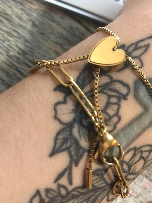 Heart Bolo Bracelet