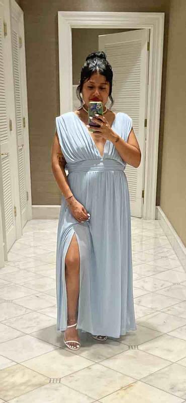 Athen Plunging V-Neck Maxi Dress curated on LTK