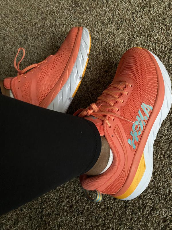 Customer photo for "Fast shipping, super comfy cushion walking shoes!"