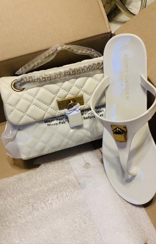 Kurt Geiger Mini Leather Brixton Lock Bag