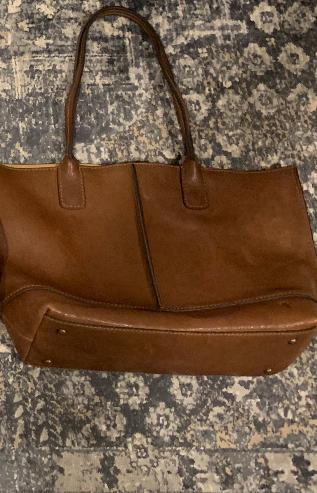 frye lucy tote cognac