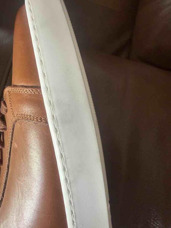 Customer photo for "worn shoes"