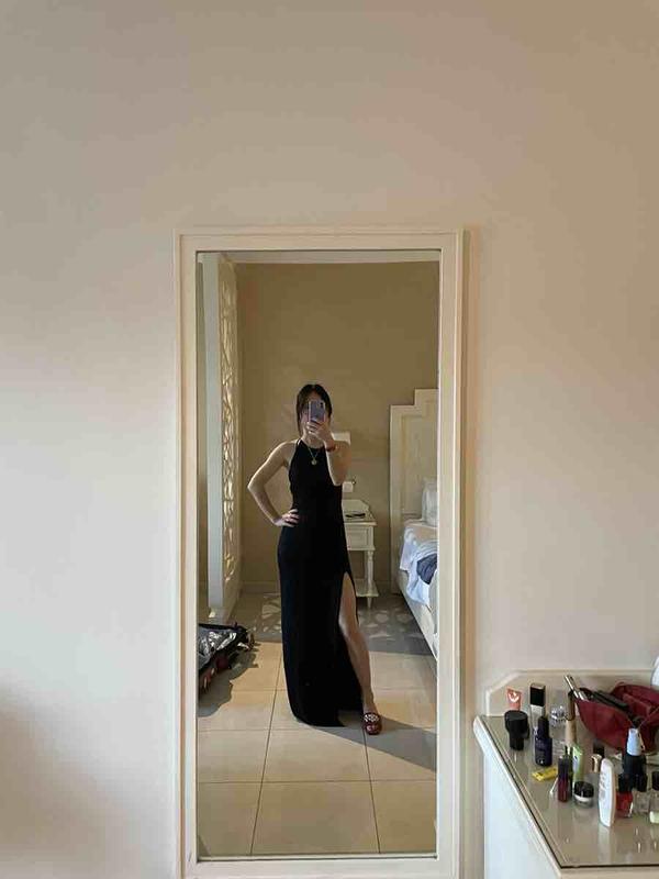Customer photo for "super elegant party dress"