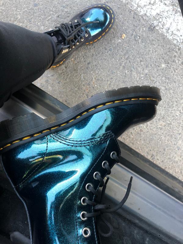 dr martens teal boots