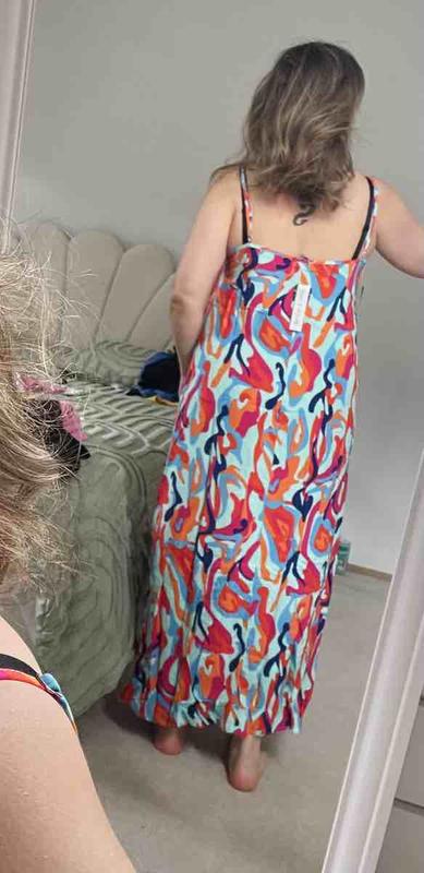 Customer photo for "True to size and not too long"