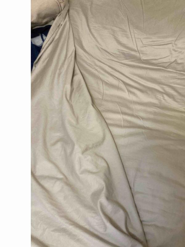 Customer photo for "very smooth sheets"