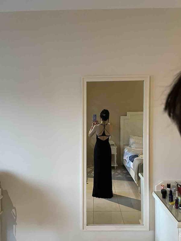 Customer photo for "super elegant party dress"