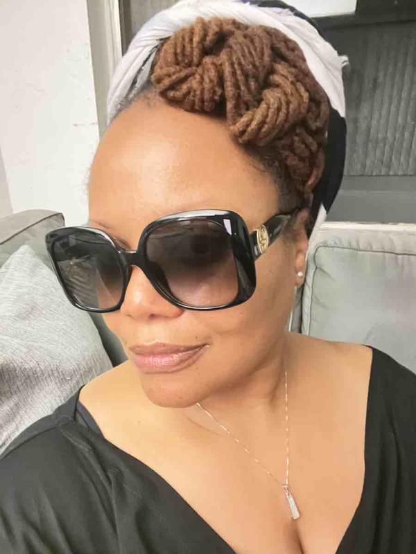 57mm Oversized Square Sunglasses