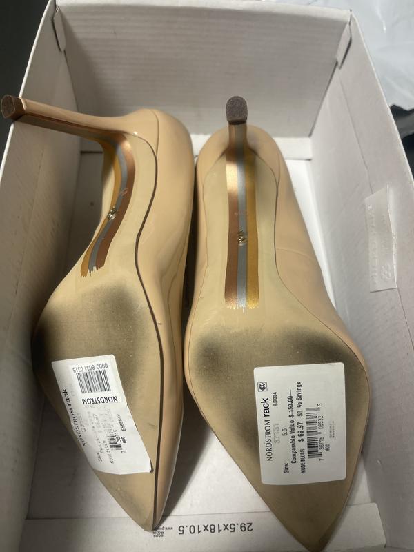 Received a pair of used shoes