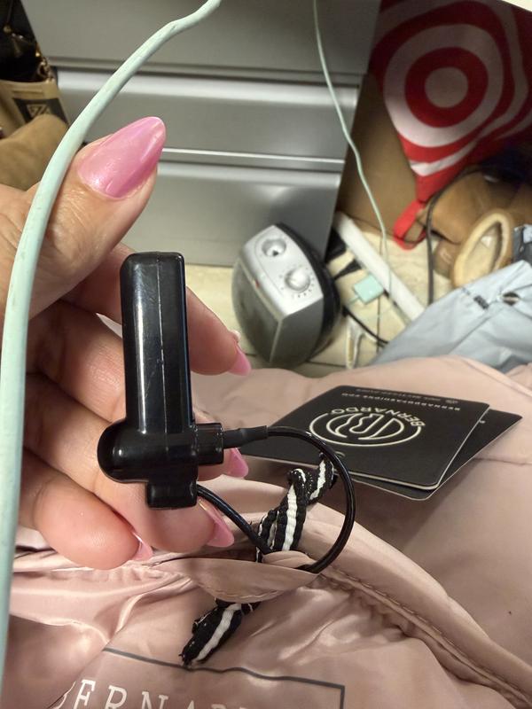 store alarm attached to coat