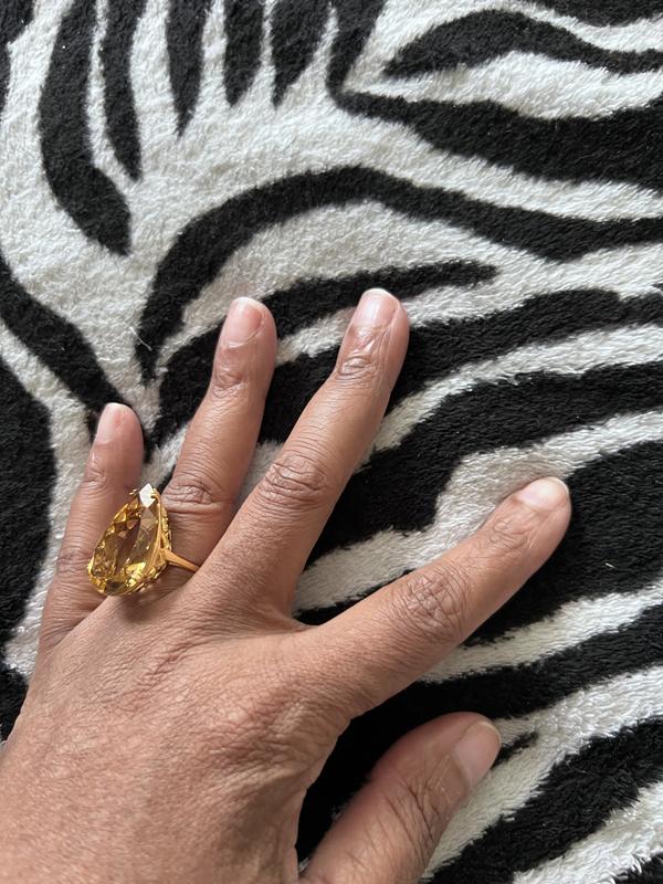 Citrine ring