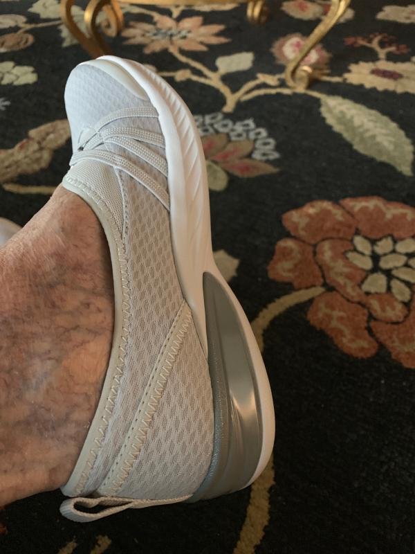 Customer photo for "Bzees slip on sneaker with arch support."