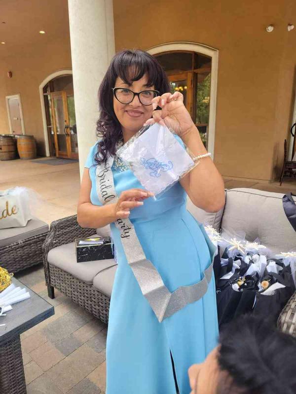 Customer photo for "Something blue"