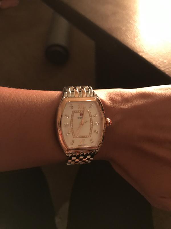 Michele releve hot sale diamond watch