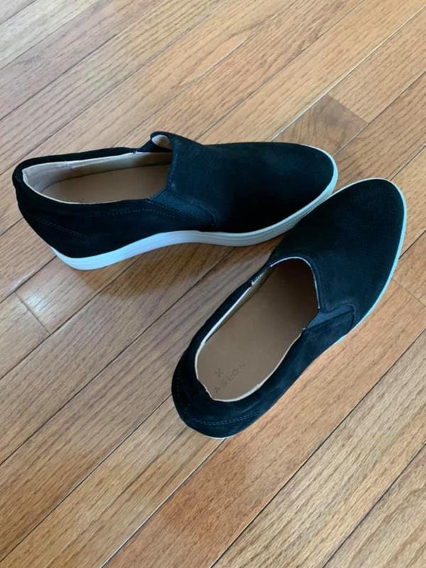 Customer photo for "Wedge sneaks"
