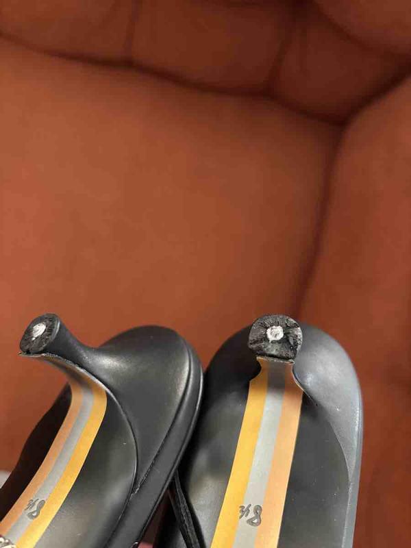 Customer photo for "Heel Caps fell off"