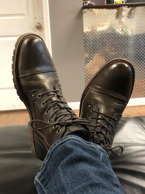 tommy jeans studs lace up boot