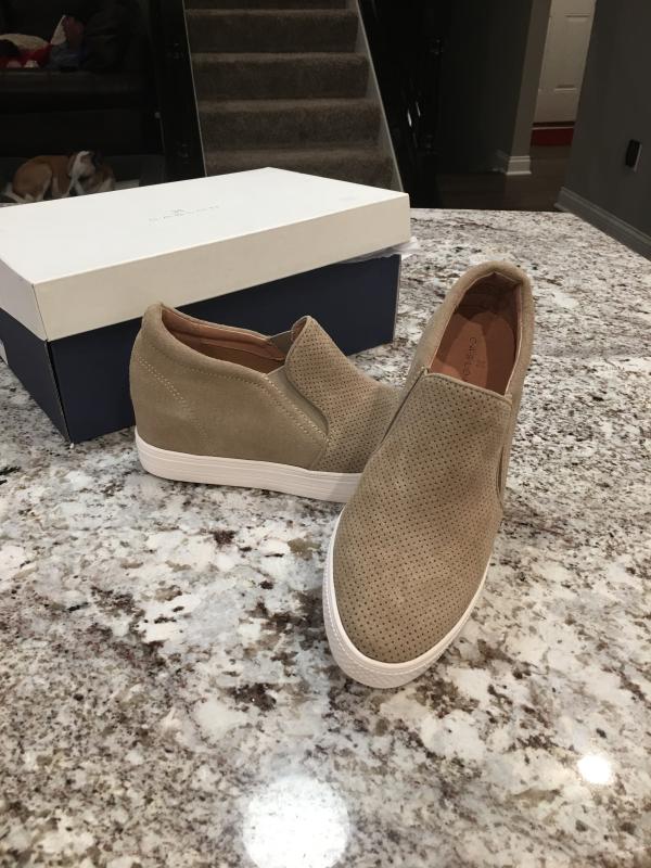 Customer photo for "Runs a half size small but I love them"