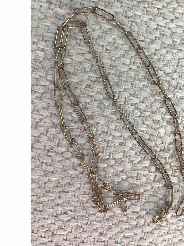 Paperclip gold chain - deJonghe Original Jewelry