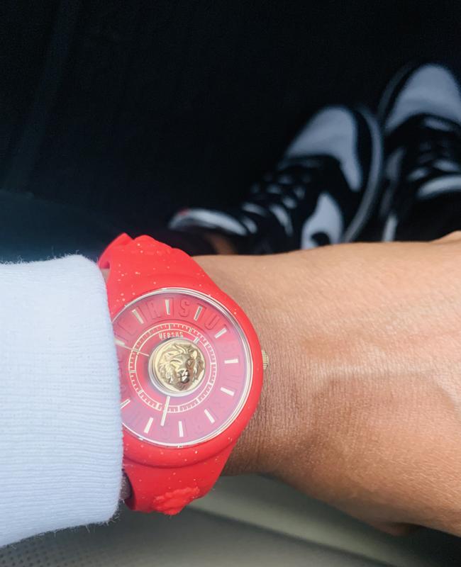 New VERSUS Versace Women\'s Fire Island Lion Silicone Strap Watch,39mm new in box VERSUS Versace Women main image 3