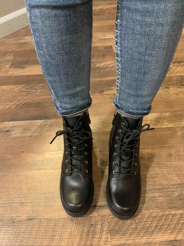 Cole Haan Camea Waterproof Leather Combat Boot (Women) | Nordstromrack