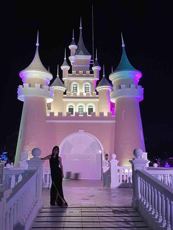 Customer photo for "super elegant party dress"