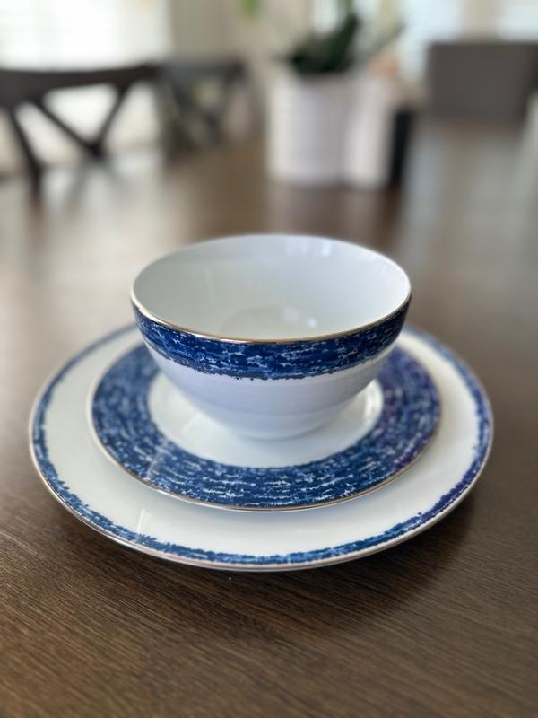 Noritake Black Rill 4-Piece Place Setting